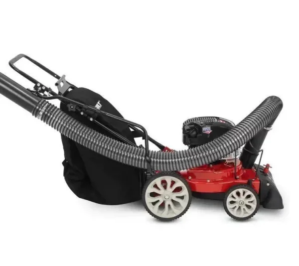 Troy-Bilt 24 in. Leaf Vacuum Head 1.5 in. Chipping Capacity Gas Powered Chipper Shredder Vacuum with High Rear Wheels - Image 2