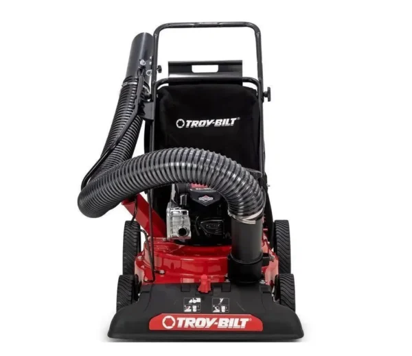 Troy-Bilt 24 in. Leaf Vacuum Head 1.5 in. Chipping Capacity Gas Powered Chipper Shredder Vacuum with High Rear Wheels - Image 4
