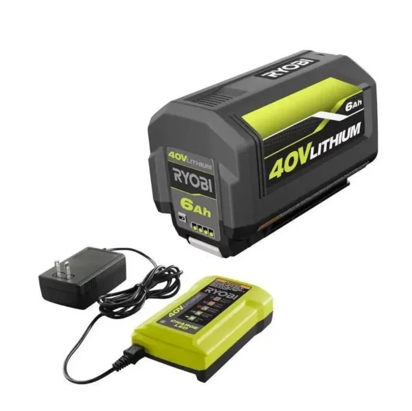 RYOBI 40V Brushless 20 in. Cordless Walk Behind Self-Propelled Lawn Mower with 6.0 Ah Battery & Charger - Image 2